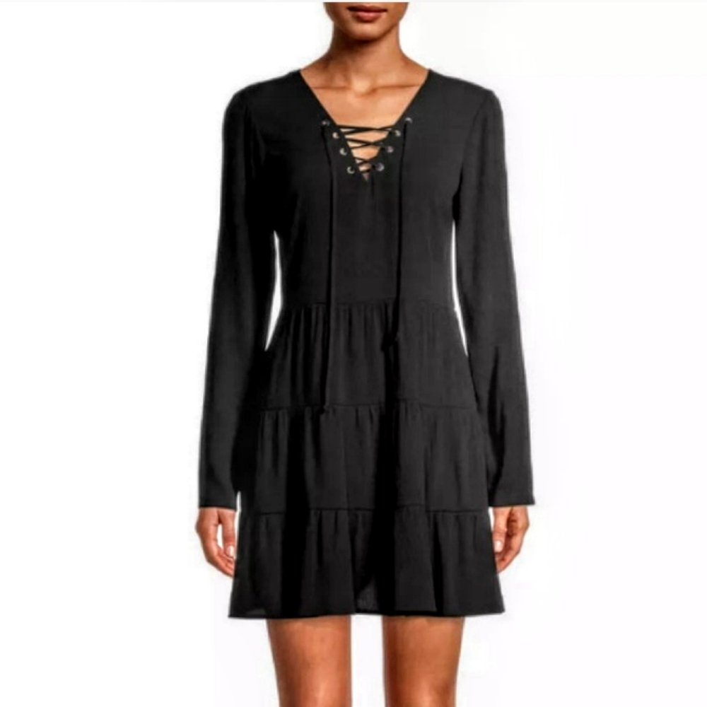 NEW No Boundaries Black Tier Dress